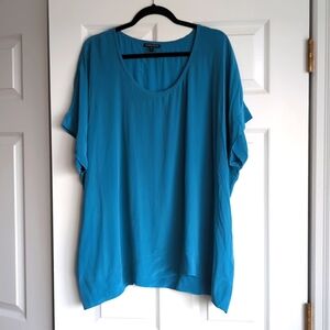 Eileen Fisher Washable silk oversized tunic